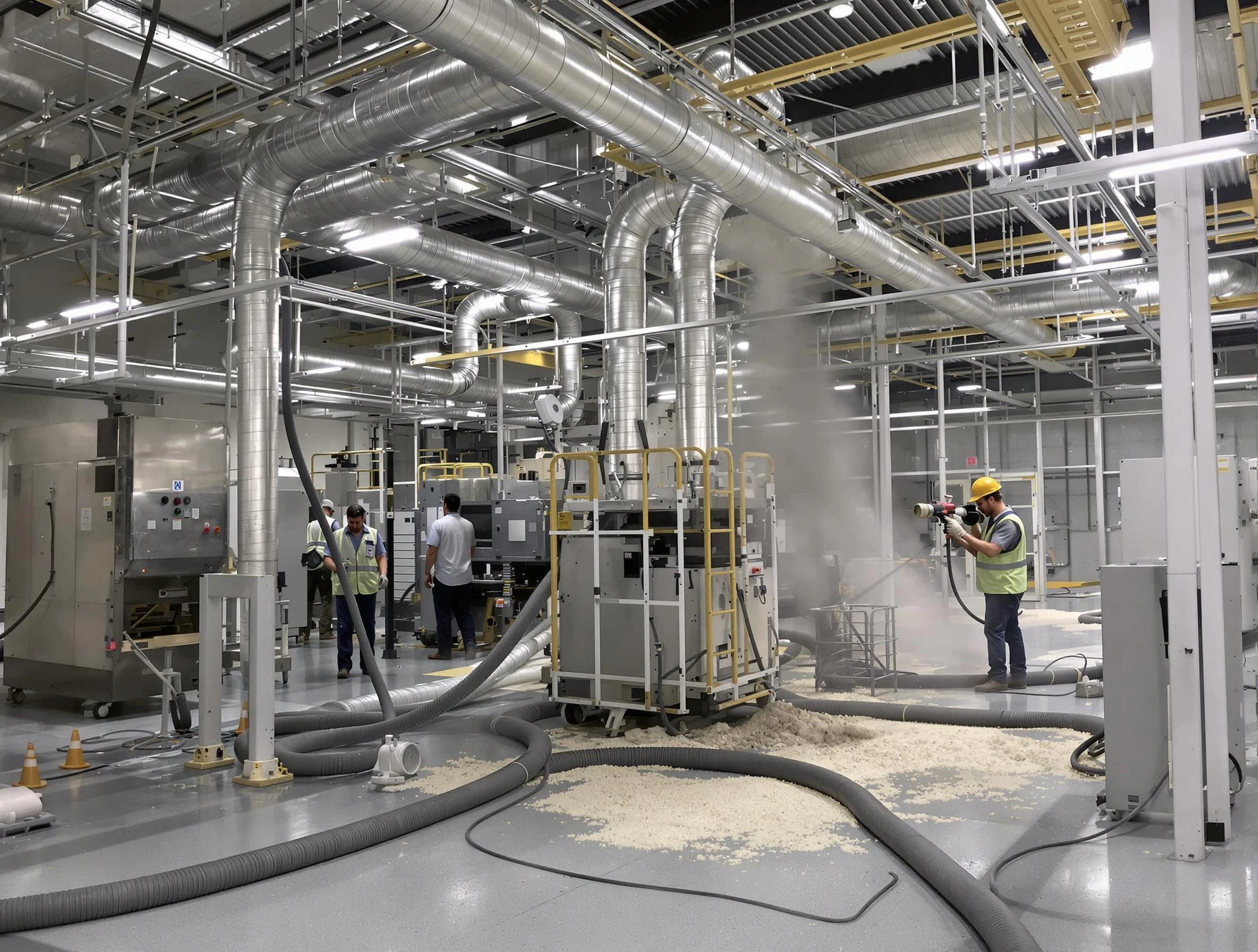 Heavy-duty industrial duct cleaning by Moody Air Duct Cleaning in Moody