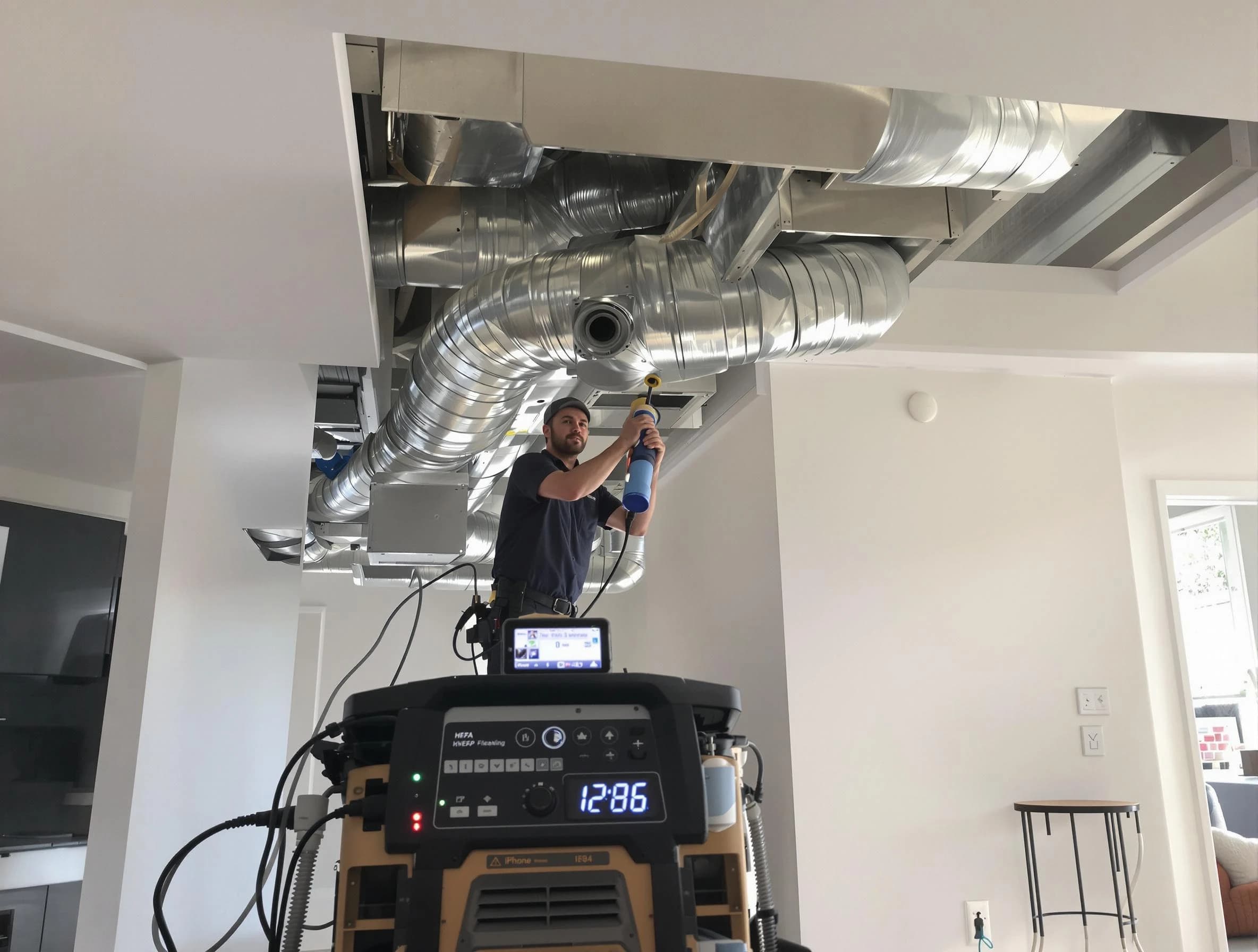 Advanced pure air duct cleaning by Moody Air Duct Cleaning in Moody