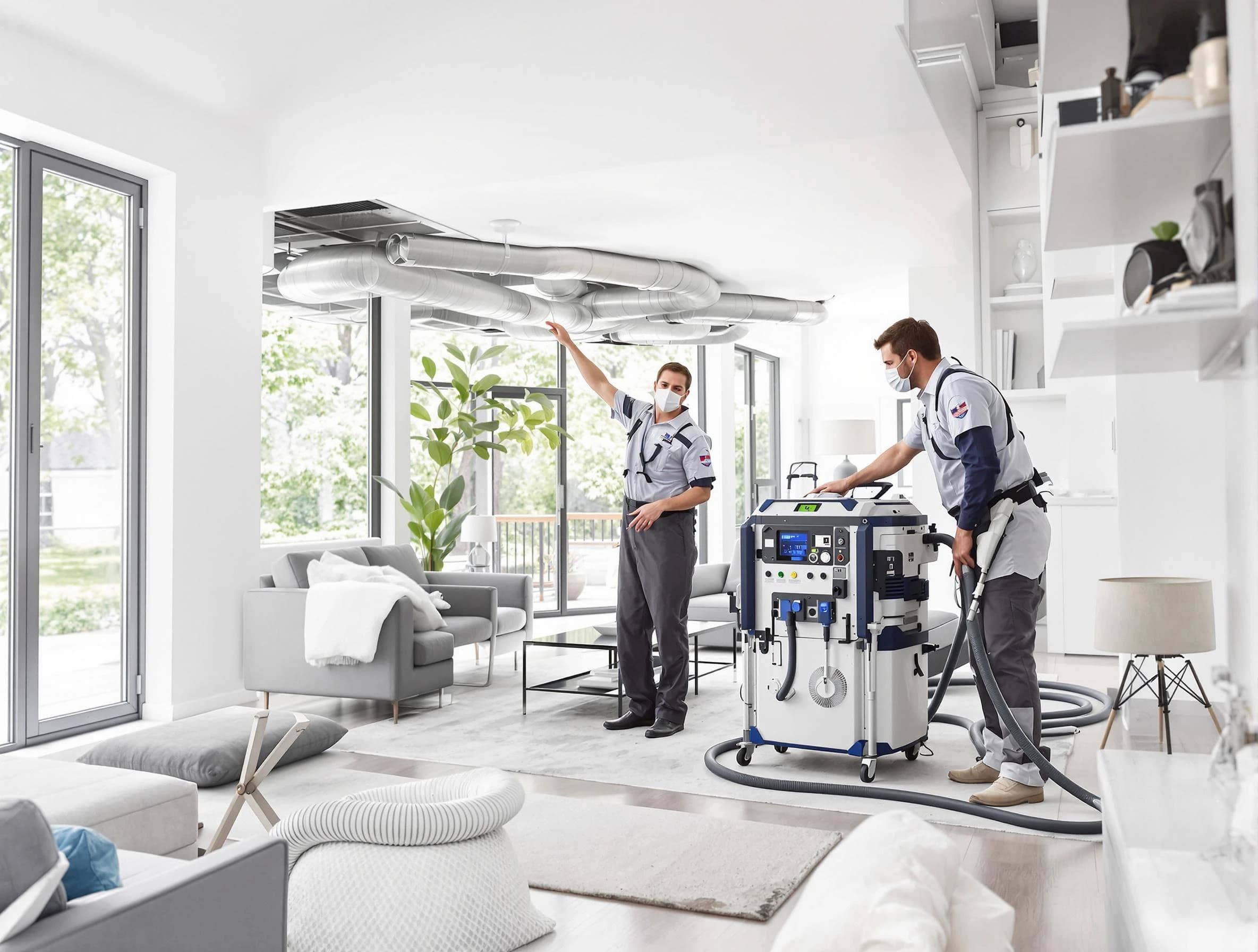 Moody Air Duct Cleaning professional conducting pure air duct cleaning with state-of-the-art equipment in Moody