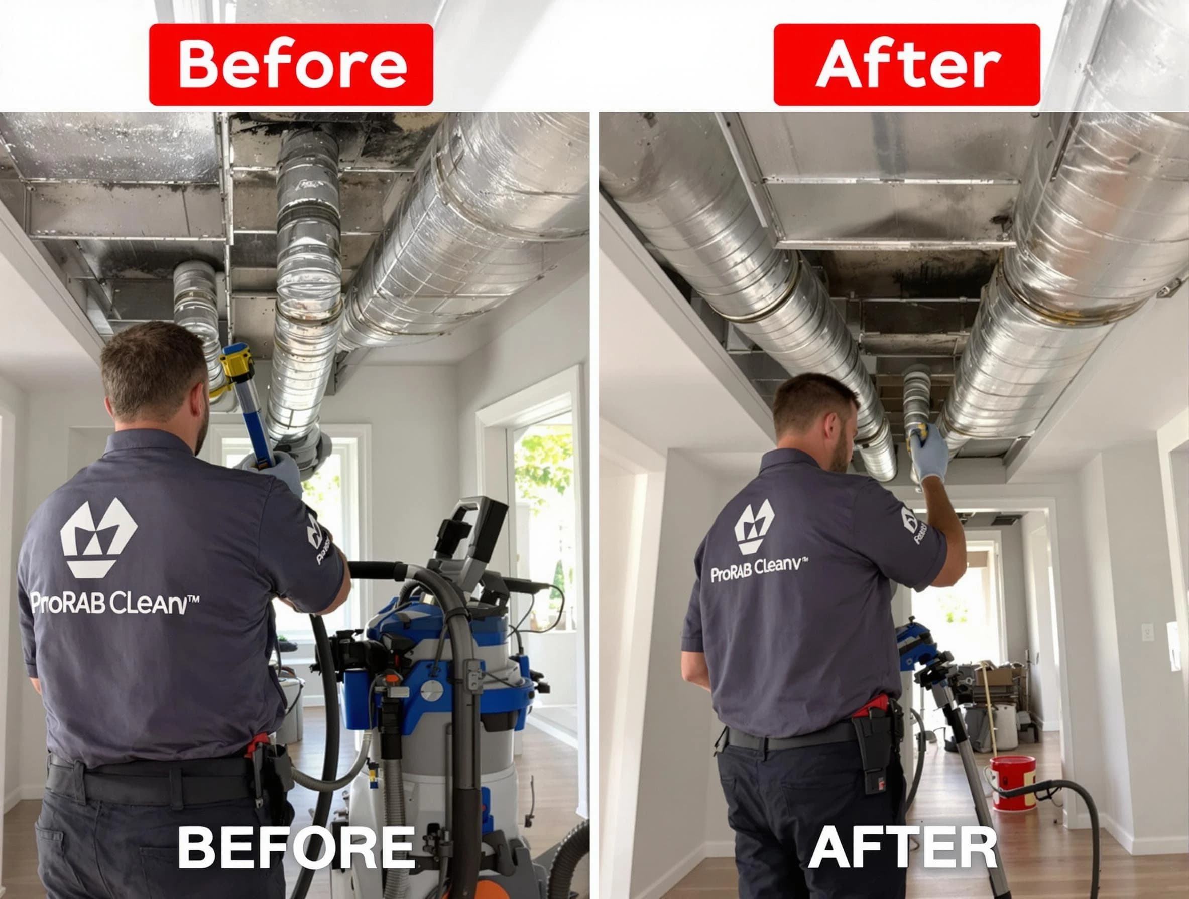 Moody Air Duct Cleaning expert performing thorough residential duct cleaning in a Moody home