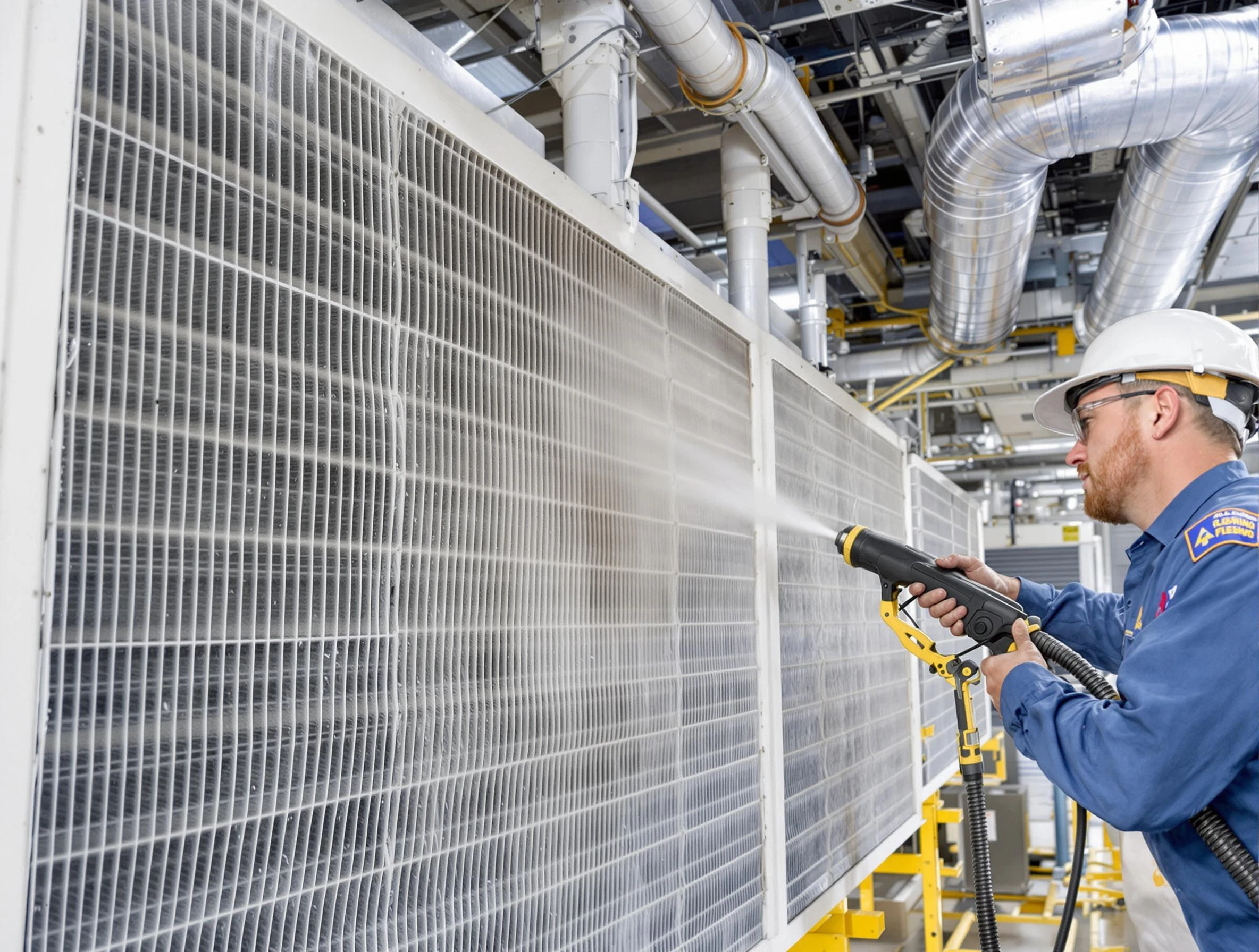 Professional commercial coil cleaning by Moody Air Duct Cleaning in Moody